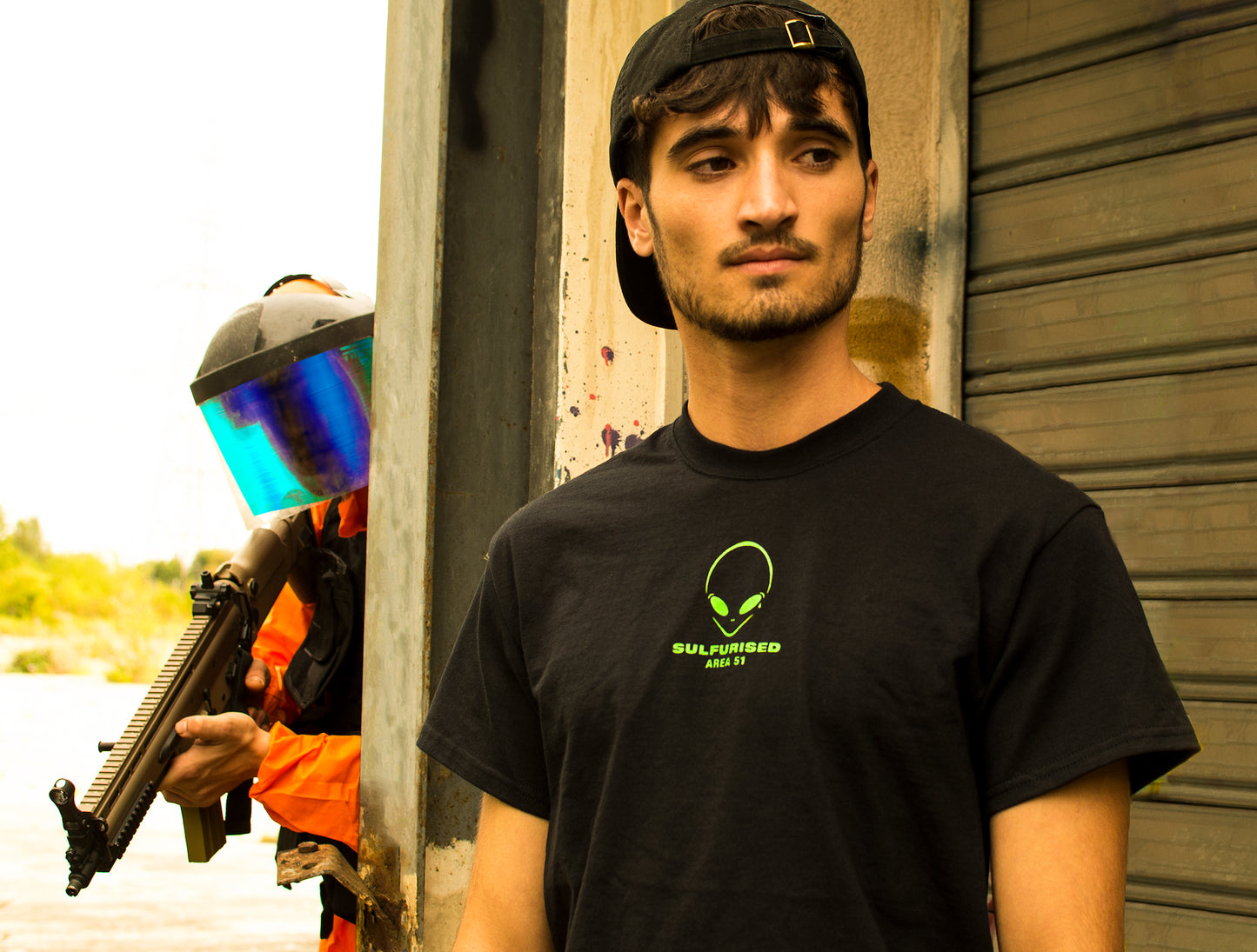 T-shirt Green AREA 51