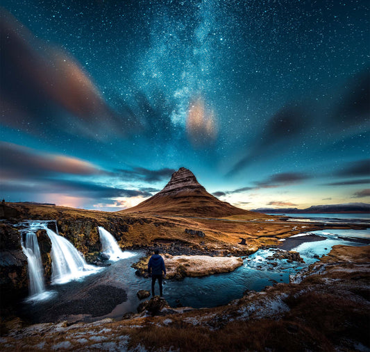 Paysage nature avec montagne
