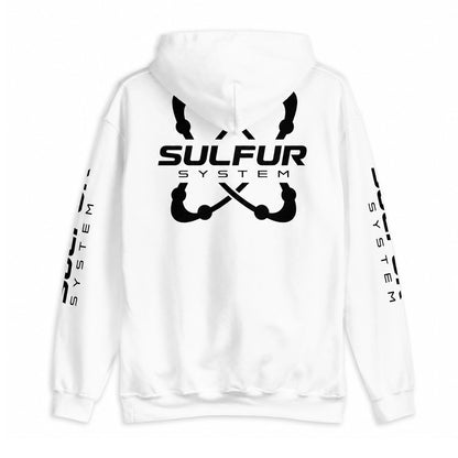 arrière sweatshirt blanc sulfur system