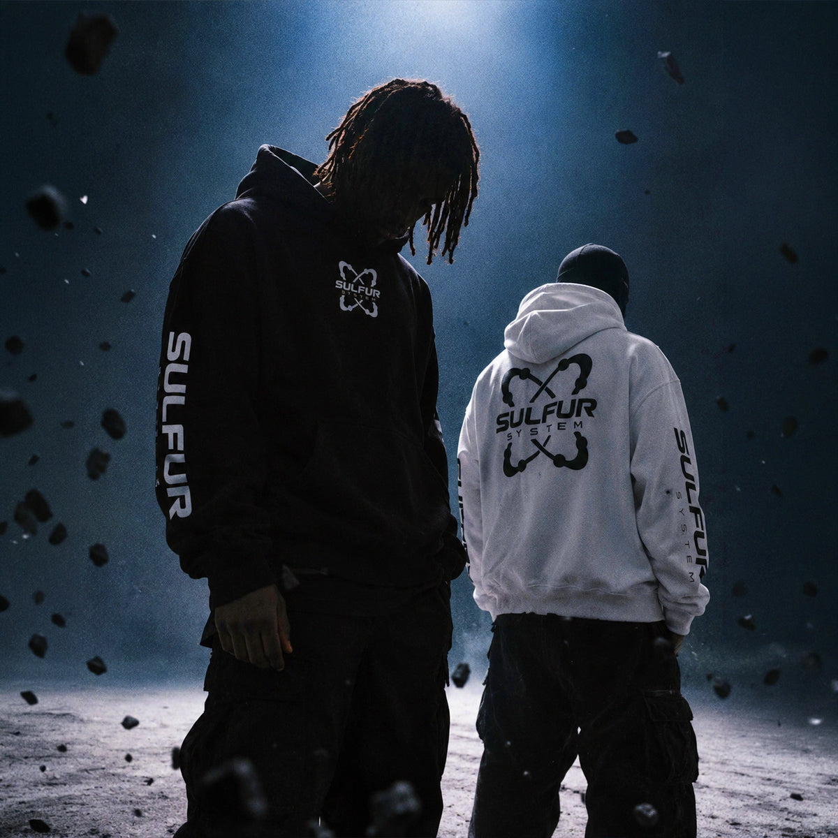 sweatshirts blanc et noir primal era