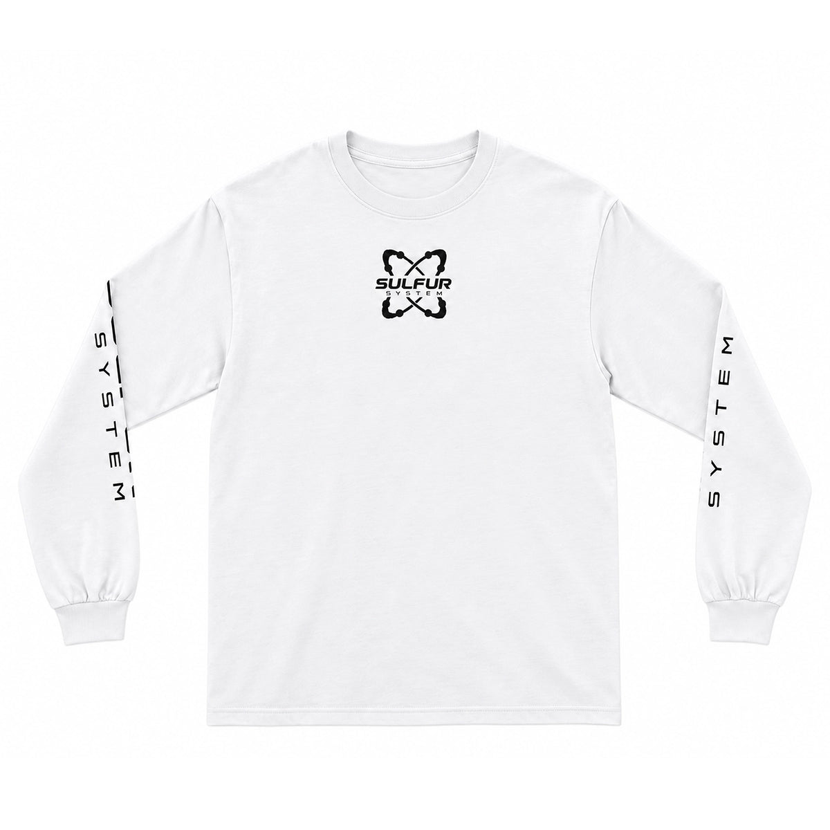 t-shirt manche longue blanc sulfur system