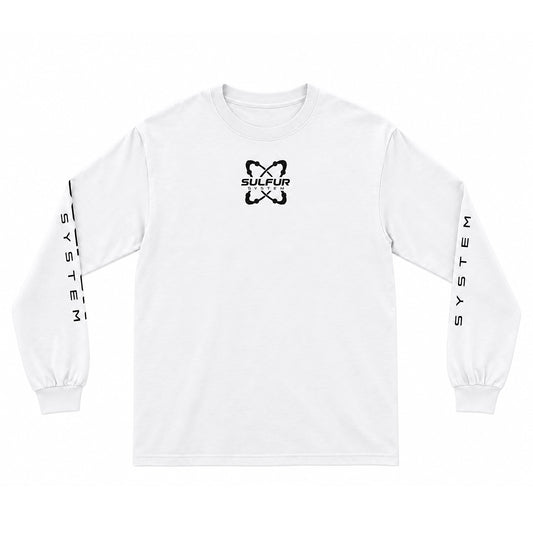 t-shirt manche longue blanc sulfur system