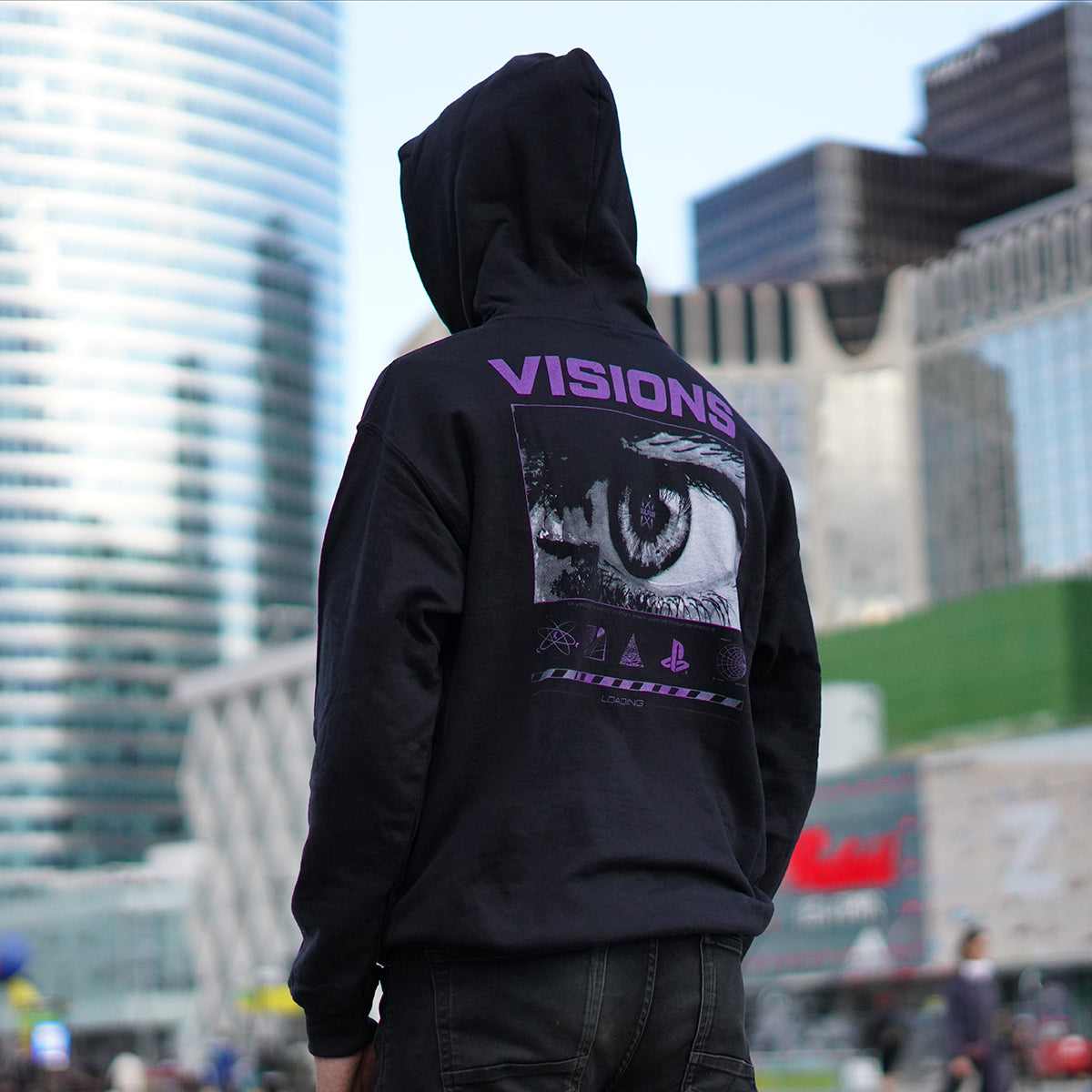 T-Shirt ML Purple Visions