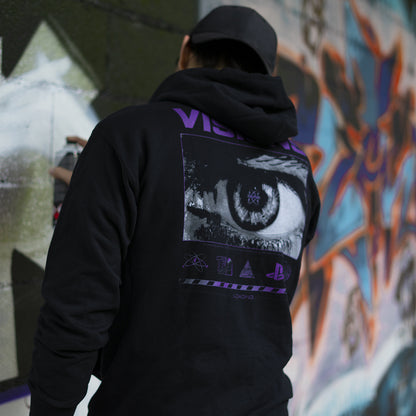 Sweat zippé Purple Visions