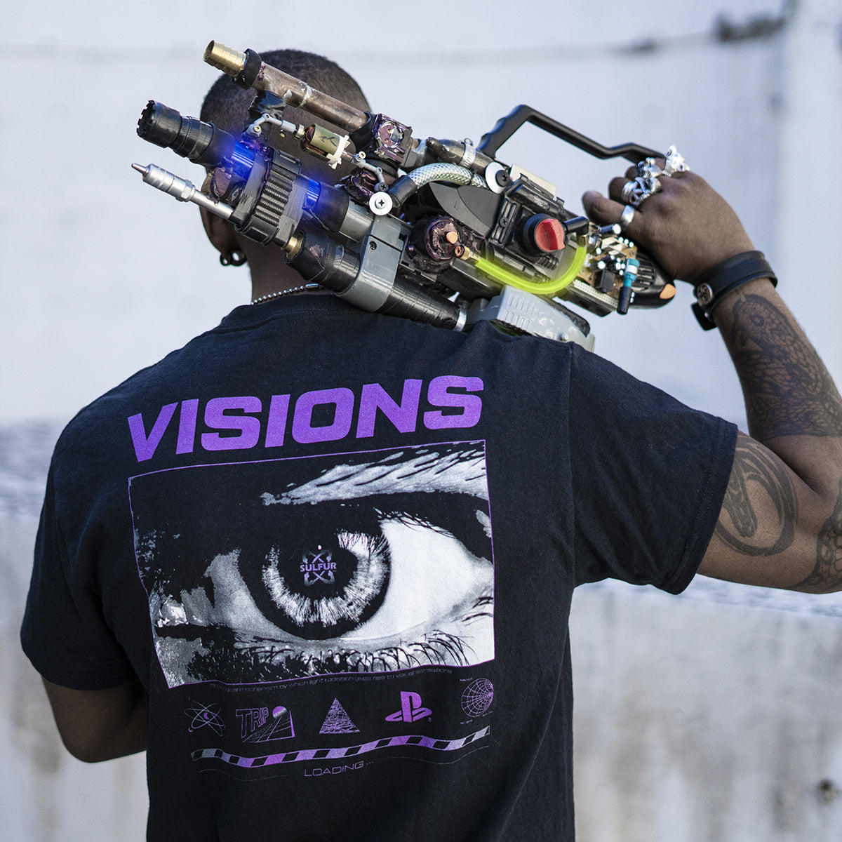 T-Shirt ML Purple Visions