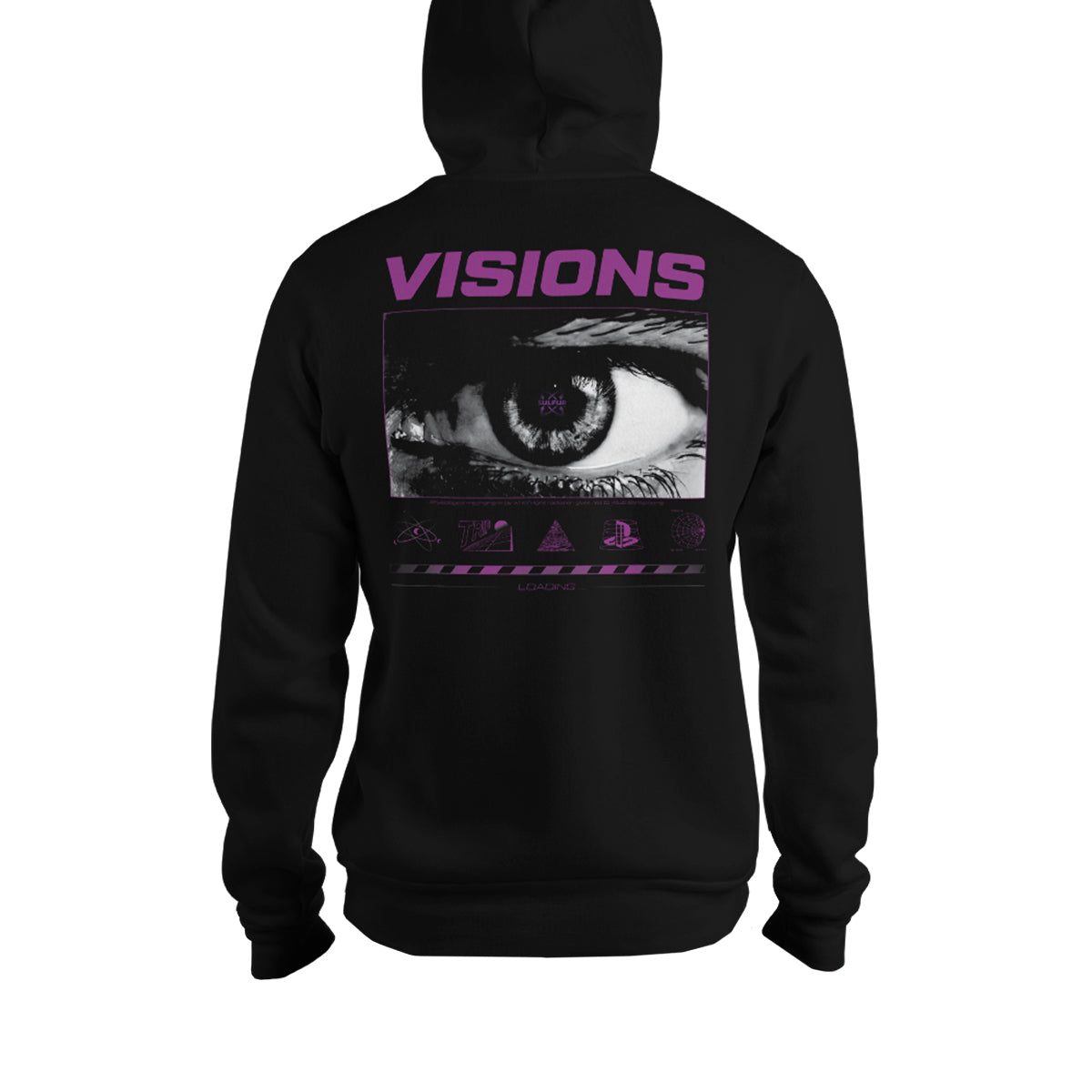 Sweat zippé Purple Visions