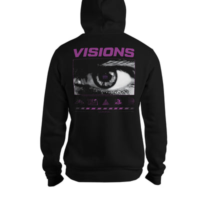 Sweat zippé Purple Visions