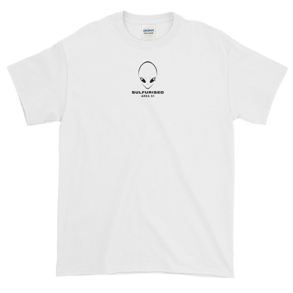 t shirt alien blanc
