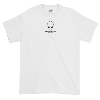 t shirt alien blanc