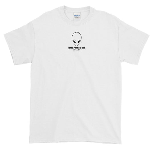 t shirt alien blanc